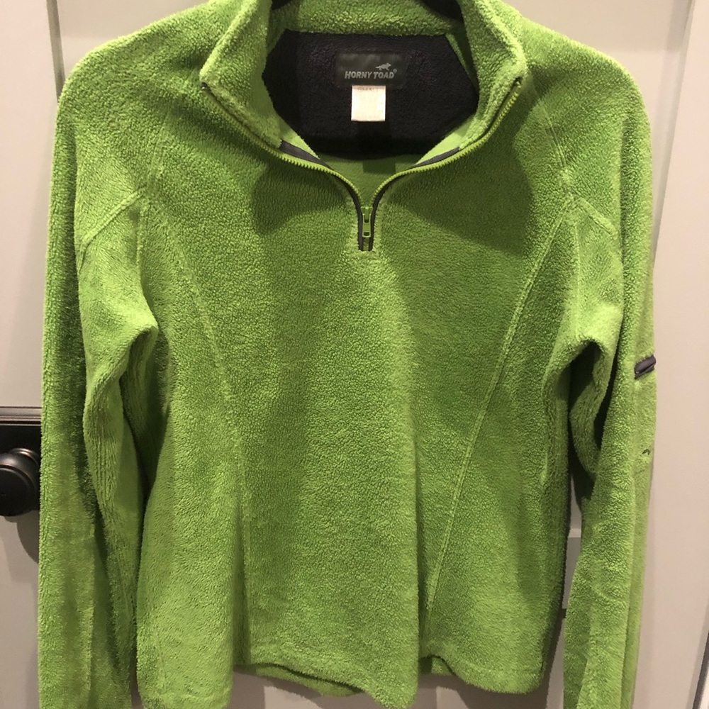 Horny toad fleece half zip
